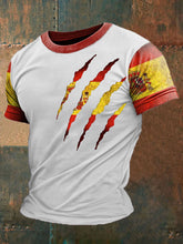 T-shirt imprimé de l'Espagne des hommes